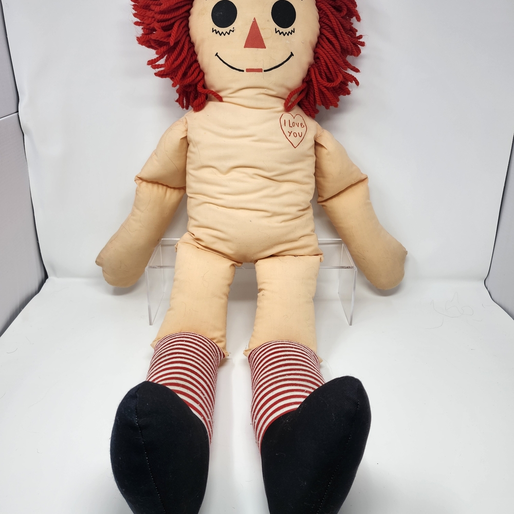 HUGE Rageddy Doll Classic Rag Doll with Red Hair